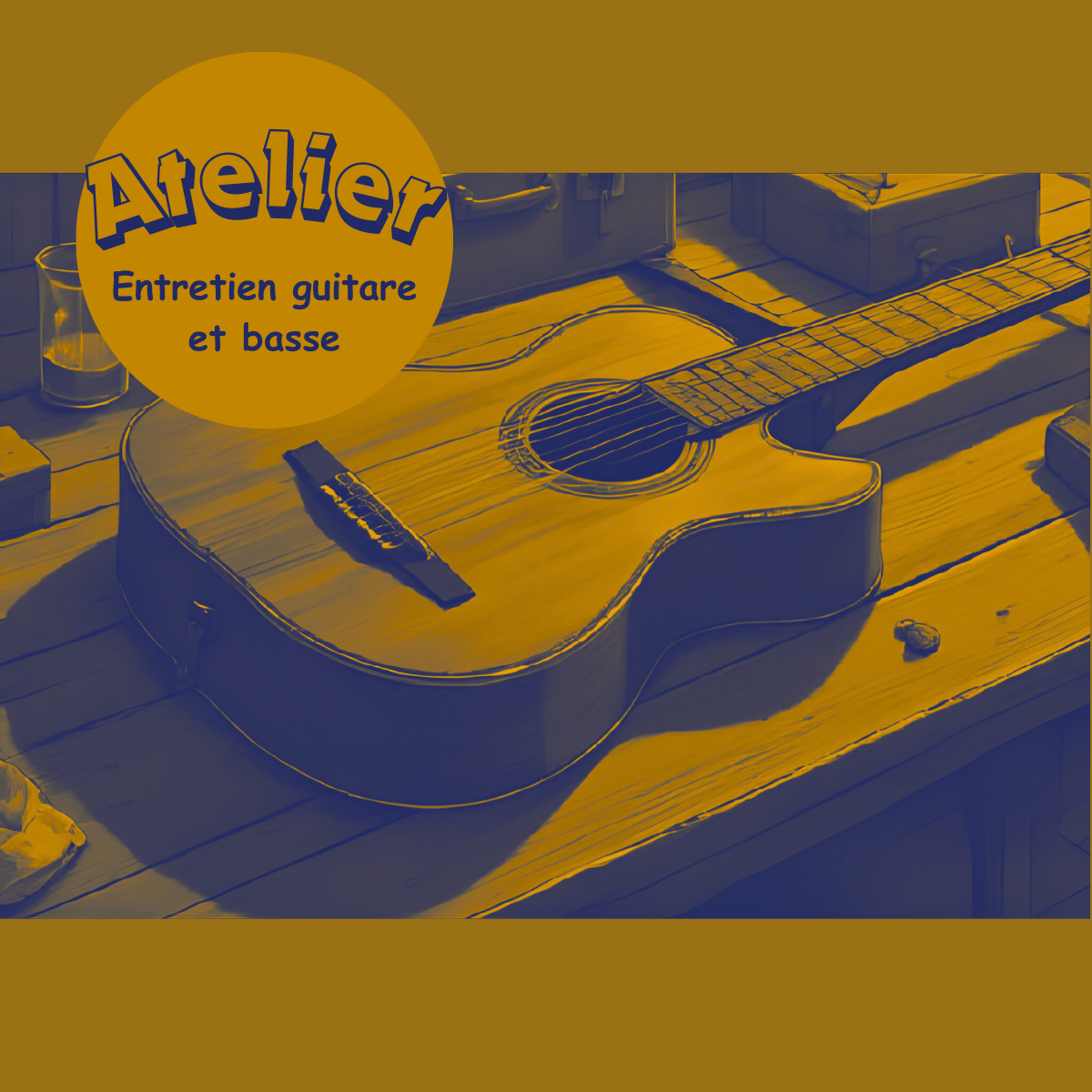Atelier entretien guitare et basse
